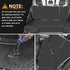 600D Dog Car Seat Cover Compatible with Ford Maverick/Hyundai Santa Cruz, Waterproof Pet Bench Seat Cover for Back