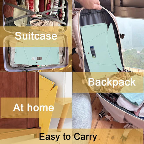 COLLMORE 0.5 Foldable Portable Stool, Thickness of in, Lightweight Collapsable Folding Chair for Hiking Picnic Camping