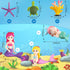 Jetec Aquarium Fish Tank Mermaid Ornament Miniature Mermaid Figurines with Simulated Seaweed for DIY Craft Aquarium Fish Tank Desk Accessories Decoration