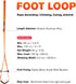 GM CLIMBING Adjustable Foot Loop Ascender Sling for Rope Ascending - Climbing Gear SRT Rope Walking