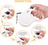 Fida 16 ft Retractable Dog Leash for Small Dogs up to 26lbs, Tangle Free, White