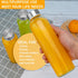 18oz Set 6, Sursip Glass Water Bottle of Clear glass juice bottle for juicingReusable Drinking Bottles with Stainless