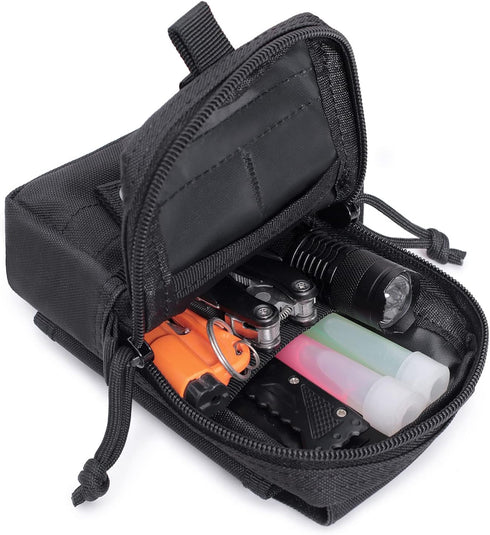 Atwilltap Tactical Molle EDC Pouch Cellphone Pouch Holder Utility Gadget Organizer Bag