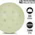 Franklin Sports Glow in The Dark Outdoor Pickleballs - Light Up Pickleball Balls for Nighttime Pickleball - Glow in The