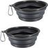 Collapsible Dog Bowls - 2-Pack Foldable Expandable Cup Dish for Pet Cat Hiking Food & Water Feeding