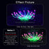 Soft Silica Gel Aquarium Decorations, Glow in The Dark Coral Ornaments for Fish Tank (Green, Equinox)