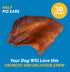 Pig Ears for Dogs, 100% Natural Long Lasting Pork Chews, Ideal for All Chewers, Half Pig Ears (One Pack of 30)
