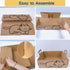 Gxsdj 9PCS Pets,16.5 13.5 5.9 Inch Disposable Litter Boxes for Cats,Foldable Cardboard Cat Litter Box