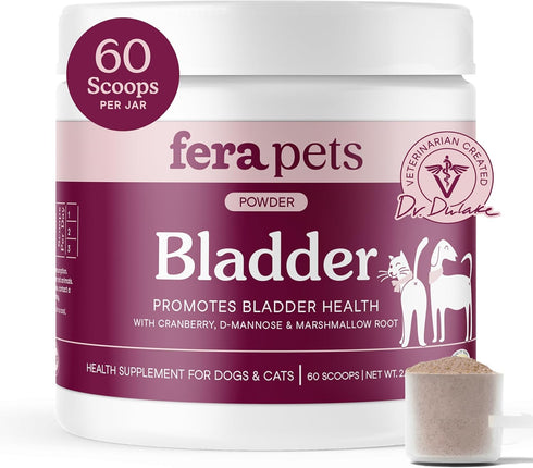 Fera Pets Bladder Support - Cranberry for Dogs & Cats - D-Mannose