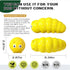 Indestructible Squeaky Dog Chew Toys for Aggressive Chewers, Tough Durable Food Grade Toys for Medium Large Breeds
