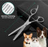 Tips,5 1 Set Dog Grooming Scissors,Silver with Safety Round in Curved Dog Scissors for Grooming,Professional Pet