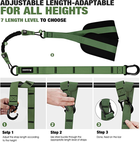 Pull Up Assistance Bands - Adjustable Heavy Duty Resistance Bands for Home Gym Fitness