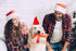 6 Pcs Dog Cat Pet Santa Hat Christmas Costumes for Small Pets, Christmas Photo Props