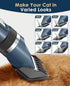 oneisall Cat Clippers for Matted Hair, Quiet Cordless Shaver for Long Hair, 2 Speed Grooming Kit (Blue)