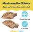'-1 hotspot pets Beef Lung Dog Treats Pound Big Bag - Slow Roasted, All Natural Dehydrated Premium Beef Lung Training