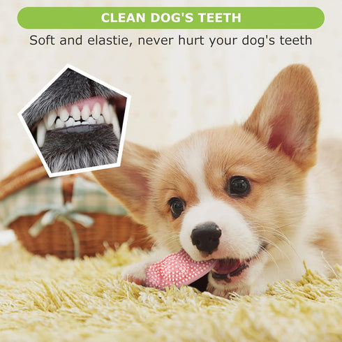 6 Pack Dog Chew Squeaky Toys for Puppy Teething 2-8 Months, Soft & Durable Chew Toys for Small and Medium Dogs