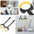 SquEqu Kids Gymnastic Rings with Adjustable Straps Pull up Olympic Rings for Kids Pull Up Bar Doorway Chin up Bar