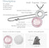 (20mm Golf Ball Marker with Ceramic Crystal Ball Marker Necklace Small Size) Gifts Accessories Women Golfers