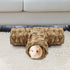 BWOGUE Hamster Grass Tunnel Toy, Nature's Hideaway Tunnels and Tubes for Guinea Pig, Rats, Syrian Hamster, Chinchilla,