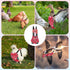 9.45 4.33 Inch CREATCABIN Adjustable Chicken Diapers Washable Duck Diapers Red Polyester Waterproof Pet Ducking Nappy