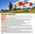 Gimilife 9ft 8 Parachute Toys for Kids, Rainbow Parachute Toy with Durable Handles, Toy Tent Game for Cooperative Play