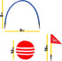 Franklin Sports Kick Croquet Game Set - Combines Soccer and Croquet - Perfect for Kids and Adults - Great for Outdoor