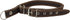 Martingale Genuine Brown Double Ply Leather Dog Collar Choker, Medium to Large, Fits 17.5"-21" Neck