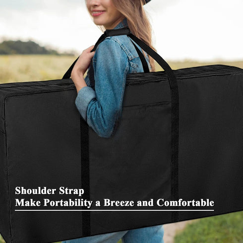Professional Cornhole Carrying Case, Regulation Size Cornhole Boards Carrying Bag, Black Cornhole Board Covers
