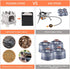 Lixada Portable Wood Burning Camping Stove - Lightweight Folding Titanium Alcohol Stove for Outdoor Camping, Hiking,