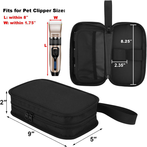 Cosmos Dog Clipper Carrying Case Bag, Pet Grooming Kit Storage Bag for Dog Cat Grooming Kit (Grooming Kits NOT included)