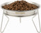 Elevated Cat Bowls, 6.7" Extra Wide Raised Stainless Steel Food Bowls with Anti-Slip Metal Stand for Indoor Cats