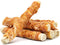 MON2SUN Dog Treats, 9 Inch Chicken Wrapped Rawhide Rolls Snacks, Teeth Cleaning