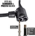 ZOZOZO Mini Stroller Tire Pump Portable Air Pump for Jogging Strollers, Fits BOB, Graco, Thule, Bugaboo, Bumbleride