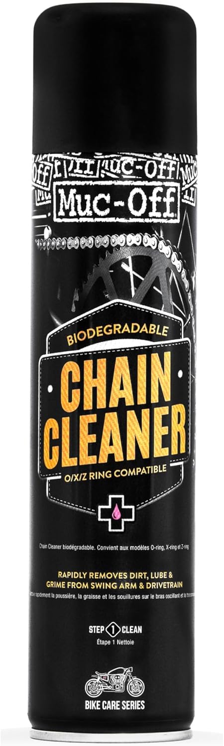 Muc-Off Motorcycle Chain Cleaner, 16.9 fl oz - Chain and Degreaser Spray
