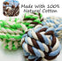 Dog Toys for Medium Breed Dogs, 4-Pack Cotton Rope Dog Ball for Aggressive Chewers, Indoor and Outdoor Play