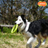 LaRoo Dog Flying Ring Toys, Durable Floating Disc for Training Outdoor Play for Medium Large Dogs (Small Green/18cm)