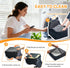 Dog Car Seat for Small Medium Sized Dog, Booster Car Seat with Elevated Memory Foam, Storage Pocket & Safety Belts