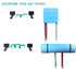 Yoga Mat Storage Rack Wall Mounted Wall Holder,4 Pcs 2 Set Multi Purpose Exercise Mat Wall Hanger Wall Hooks for Storing Yoga Mats,Yoga Blocks, Foam Roller,Exercise Mat by Haocute