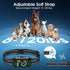 DINJOO Bark Collar for Large Medium Small Dogs, Rechargeable Anti Barking Training Collar with 8 Adjustable Sensitivity
