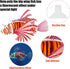 Weewooday 7 Pieces Artificial Glowing Fish 5 Styles Colorful Fake Fish Glowing Effect Aquarium Decor Floating Ornament Simulation Jellyfish for Fish Tank Decoration by Weewooday