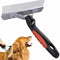 Undercoat Rake for Dogs, Long Tooth Grooming Rakes Brush with Anti-Slip Handle for Shedding Long Hair Pets