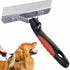 Undercoat Rake for Dogs, Long Tooth Grooming Rakes Brush with Anti-Slip Handle for Shedding Long Hair Pets