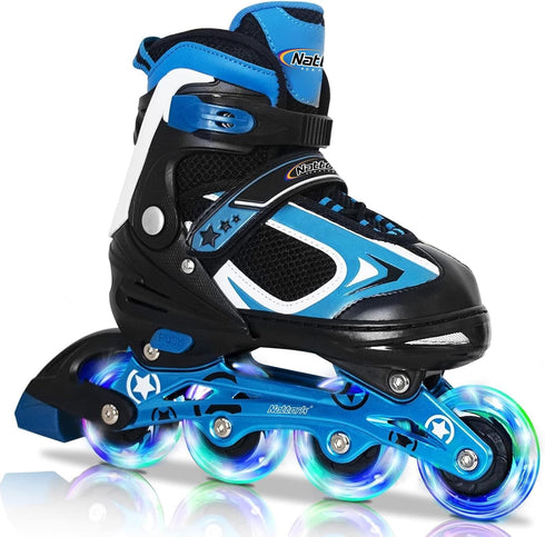Nattork Blade Roller Skates for Boys with Light Up Wheel, Outdoor &