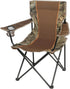 CLMSTE Soft Arm Camo Quad Camp Chair with Cupholder, Adult