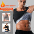 Slimming Men's Sweat Vest Workout Waist Trainer Sauna Suit Shirt for Men Heat Trapping Compression Gym Tank Top