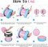 Inmorven Portable Toilet Camping Foldable Potty for Toddler Adults Kids Travel Potty