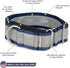 If It Barks 1.5" Reflective Martingale Collar - Adjustable, Durable, Comfy - Made in USA - Ideal for Training - Large,