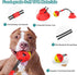 Jenilily Dog Toys Chew for Aggressive Chewers, Rope Ball Suction Cup Puppy Training Tug of War Puzzle Toy