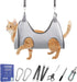 ATESON Pet Grooming Hammock Harness for Small Dogs & Cats Nail Trimming,