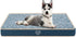 VANKEAN Waterproof Dog Crate Pad Bed Mat - Reversible Pet Crate Mattress for Cats and Dogs, Navy/Grey